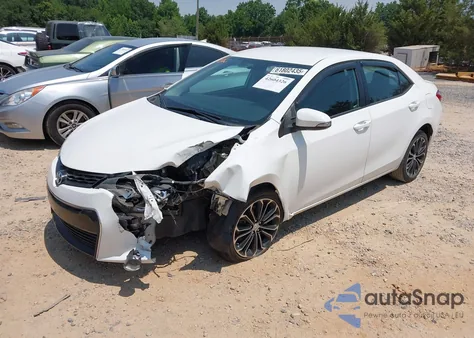 2016 Toyota Corolla S Plus z USA, uszkodzony, nr VIN 5YFBURHE4GP505153